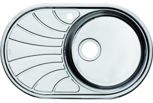 Мойка кухонная из нержавеющей стали IDDIS SUNO SUN77SRi77 77*48 см.  Мойка кухонная из нержавеющей стали IDDIS SUNO SUN77SRi77 77*48 см.