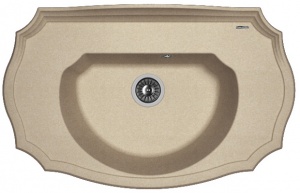 Мойка кухонная керамогранитная Florentina ЭМИЛИЯ 20.340.D0900.107 90*55 см. песочный