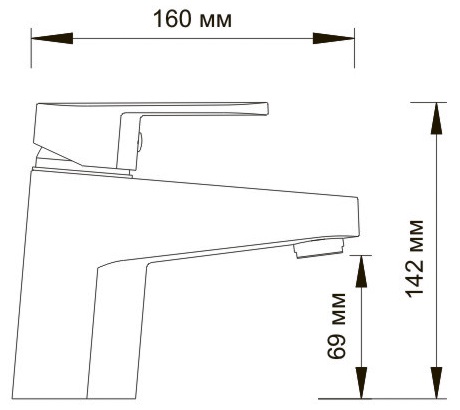Смеситель WasserKRAFT DONAU 5303 для раковины  Смеситель WasserKRAFT DONAU 5303 для раковины