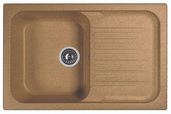 Мойка кухонная из литьевого мрамора Dr. Gans АДЕЛЬ 780 25.090.C0780.406 78*51 см. терракота