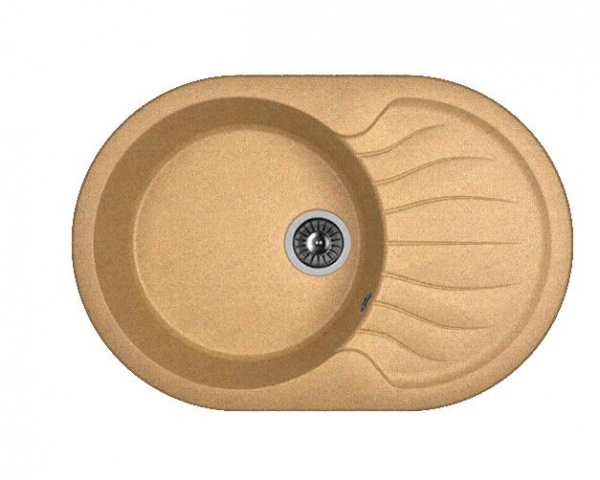 Мойка кухонная из литьевого мрамора Dr. Gans БЕРТА 760 25.040.C0760.406 76*51 см. терракота