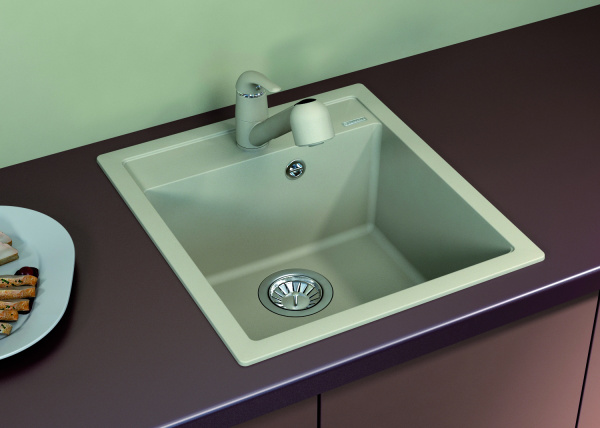 Мойка кухонная керамогранитная Florentina ЛИПСИ 460 20.280.B0460.303 46*51 см. мокко