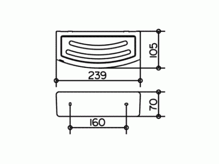 Полка Keuco ELEGANCE 11658 010000  