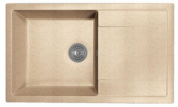 Мойка кухонная из литьевого мрамора Dr. Gans ТЕХНО 860 25.030.D0860.405 86*51 см. терра