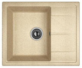 Мойка кухонная из литьевого мрамора Dr. Gans НИКА 580 25.070.B0580.405 58*47 см. терра