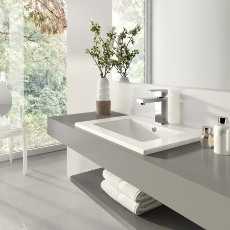 Раковина Sanita luxe QUADRO QDR75SLWB01 75 