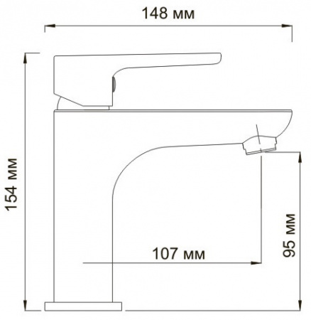 Смеситель WasserKRAFT LEINE 3504 для раковины 