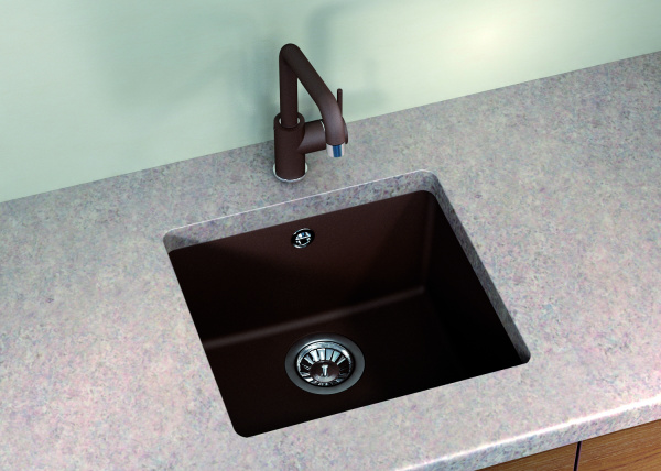 Мойка кухонная керамогранитная Florentina ВЕГА 400 22.315.C0400.102 44*42 см. черный Мойка кухонная керамогранитная Florentina ВЕГА 400 22.315.C0400.102 44*42 см. черный