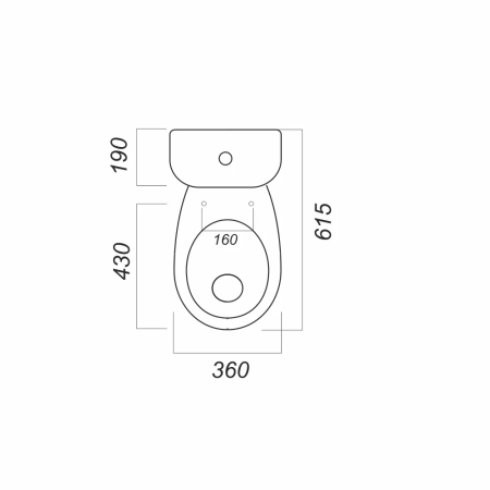 Унитаз-компакт Sanita ФОРМАТ FRTSACC01030713  