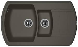 Мойка кухонная керамогранитная Florentina НИРЕ 760 20.205.D0860.302 86*51 см. антрацит