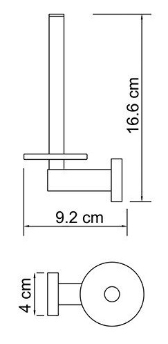 Держатель туалетной бумаги WasserKRAFT LIPPE K-6597  