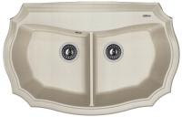 Мойка кухонная керамогранитная Florentina ЭМИЛИЯ 870 20.365.F870.305 87*55 см. грей