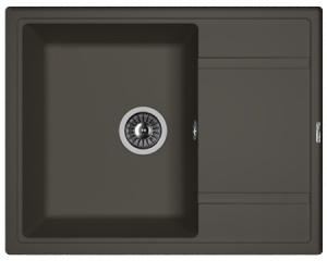 Мойка кухонная керамогранитная Florentina ЛИПСИ 650 20.125.C0600.302 65*51 см. антрацит