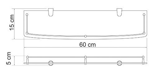 Полка WasserKRAFT  K-555  