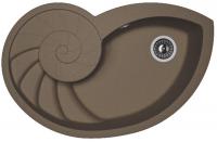 Мойка кухонная керамогранитная Florentina НАУТИЛУС 20.350.E0820.303 82*52 см. мокко