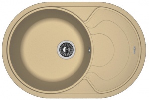 Мойка кухонная керамогранитная Florentina РОДОС 760 20.140.D0760.306 76*51 см. капучино