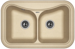 Мойка кухонная керамогранитная Florentina КРИТ 780A 20.175.E0780.104 78*51 см. бежевый