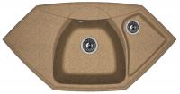 Мойка кухонная керамогранитная Florentina САРДИНИЯ 20.150.D0980.105 97,5*51 см. коричневый