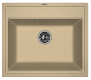 Мойка кухонная керамогранитная Florentina ЛИПСИ 600 20.120.D0600.306 60*51 см. капучино