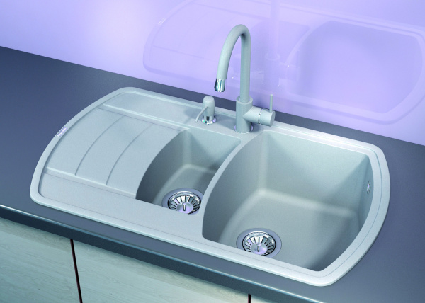 Мойка кухонная керамогранитная Florentina НИРЕ 760 20.205.D0860.105 86*51 см. коричневый