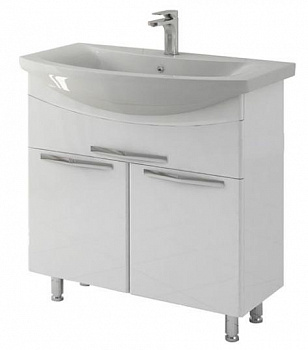 Тумба под раковину Mirsant ГЛЯССЕ  80 см.  Тумба под раковину Mirsant ГЛЯССЕ  80 см.