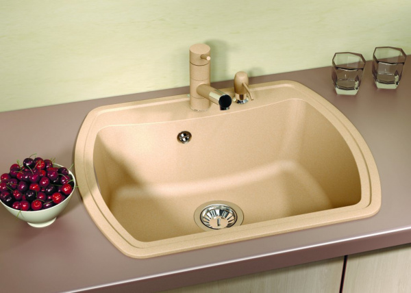 Мойка кухонная керамогранитная Florentina НИРЕ 630 20.215.D0630.105 63*51 см. коричневый