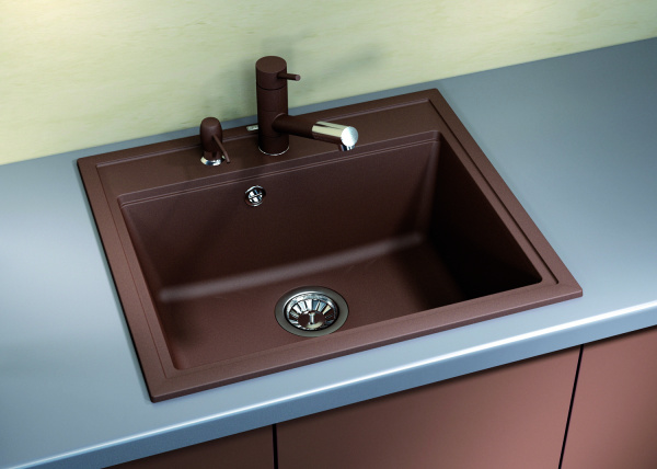 Мойка кухонная керамогранитная Florentina ЛИПСИ 600 20.120.D0600.201 60*51 см. жасмин