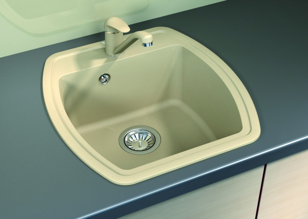 Мойка кухонная керамогранитная Florentina НИРЕ 480 20.190.B0480.305 48*51 см. грей