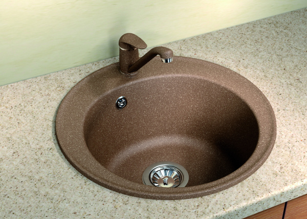 Мойка кухонная керамогранитная Florentina НИКОСИЯ 20.135.B0510.201 51*51 см. жасмин